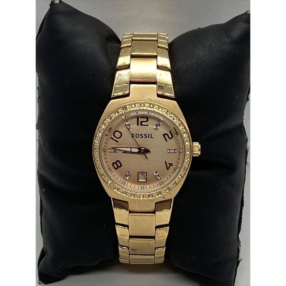 Fossil Colleague AM4508 Women's Stainless Steel Analog Dial Quartz Watch EY83 - Picture 3 of 12